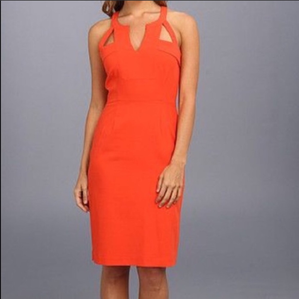 BCBGMAXAZRIA Macie Cut Out Sheath Dress